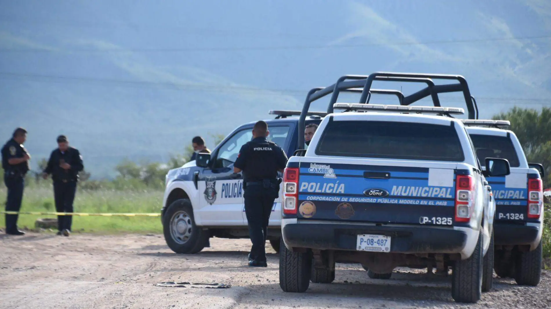 un muerto en vistas del norte